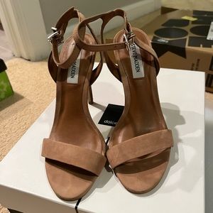 Steve Madden Nude one strap sandal with ankle strap